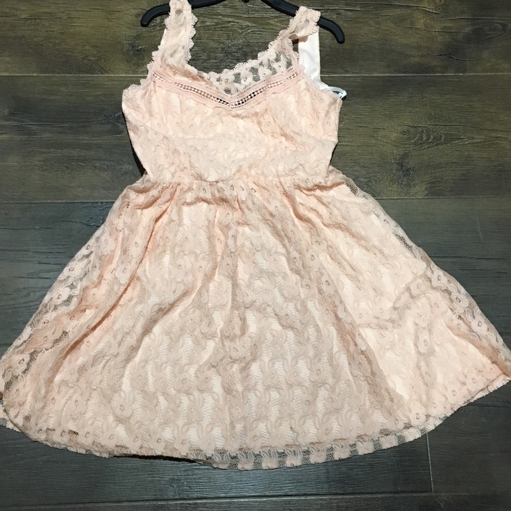 Blushy pink dress